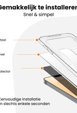 Nomfy Nomfy Samsung Galaxy S25 Hybrid Privacy Screenprotector - 2 PACK