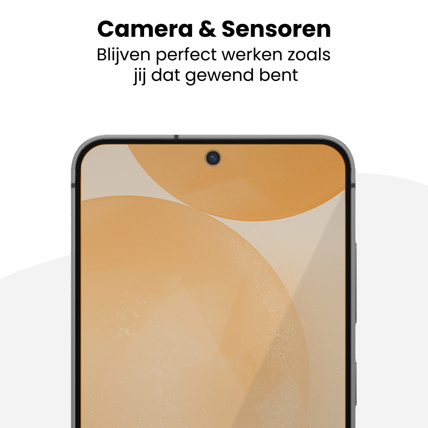 Nomfy Nomfy Samsung Galaxy S24 Hybrid Privacy Screenprotector - 2 PACK