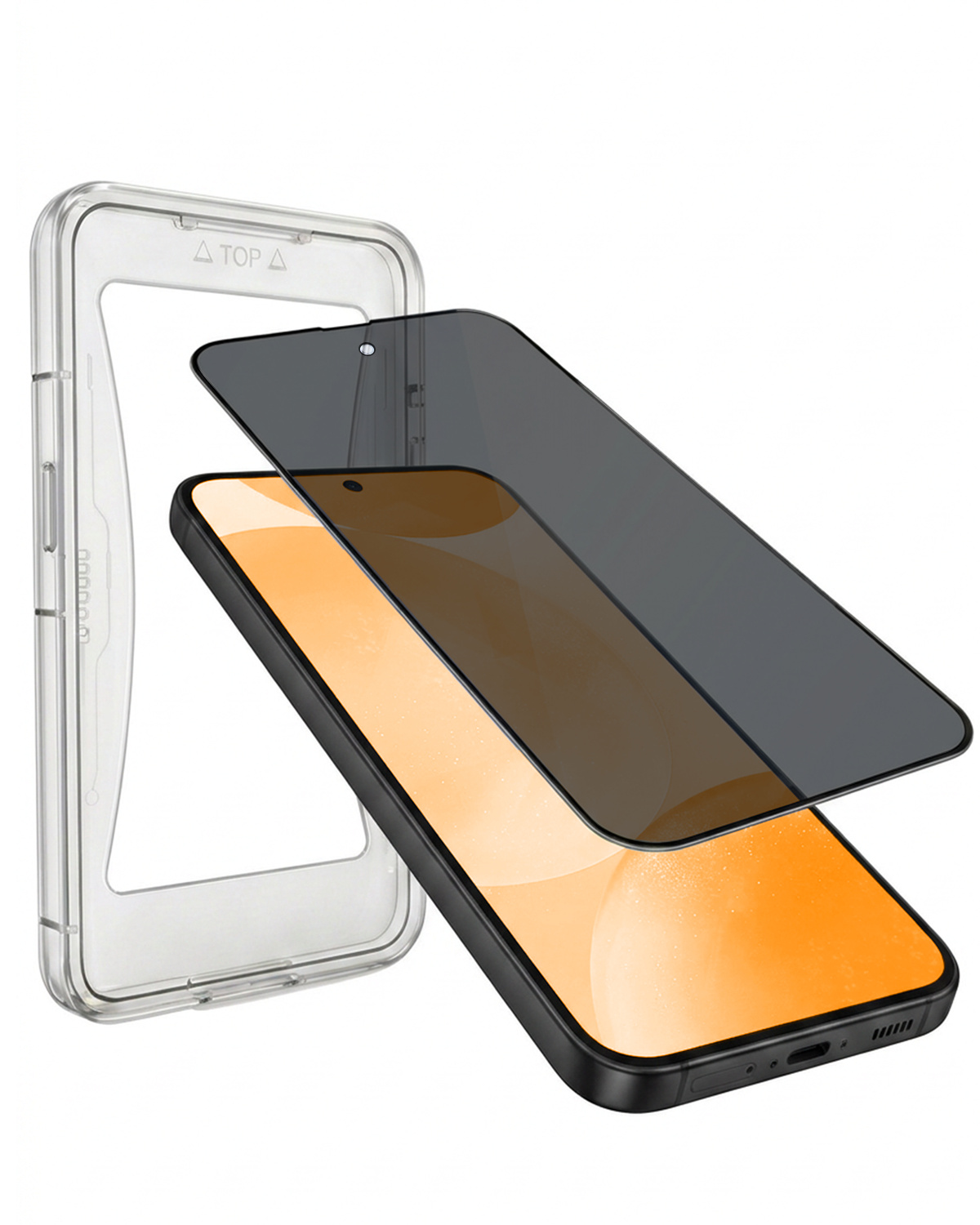 Nomfy Nomfy Samsung Galaxy S24 Plus Hybrid Privacy Screenprotector