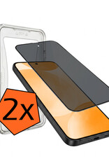 Nomfy Nomfy Samsung Galaxy S24 Plus Hybrid Privacy Screenprotector - 2 PACK