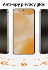 Nomfy Nomfy Samsung Galaxy S24 Plus Hybrid Privacy Screenprotector - 3 PACK