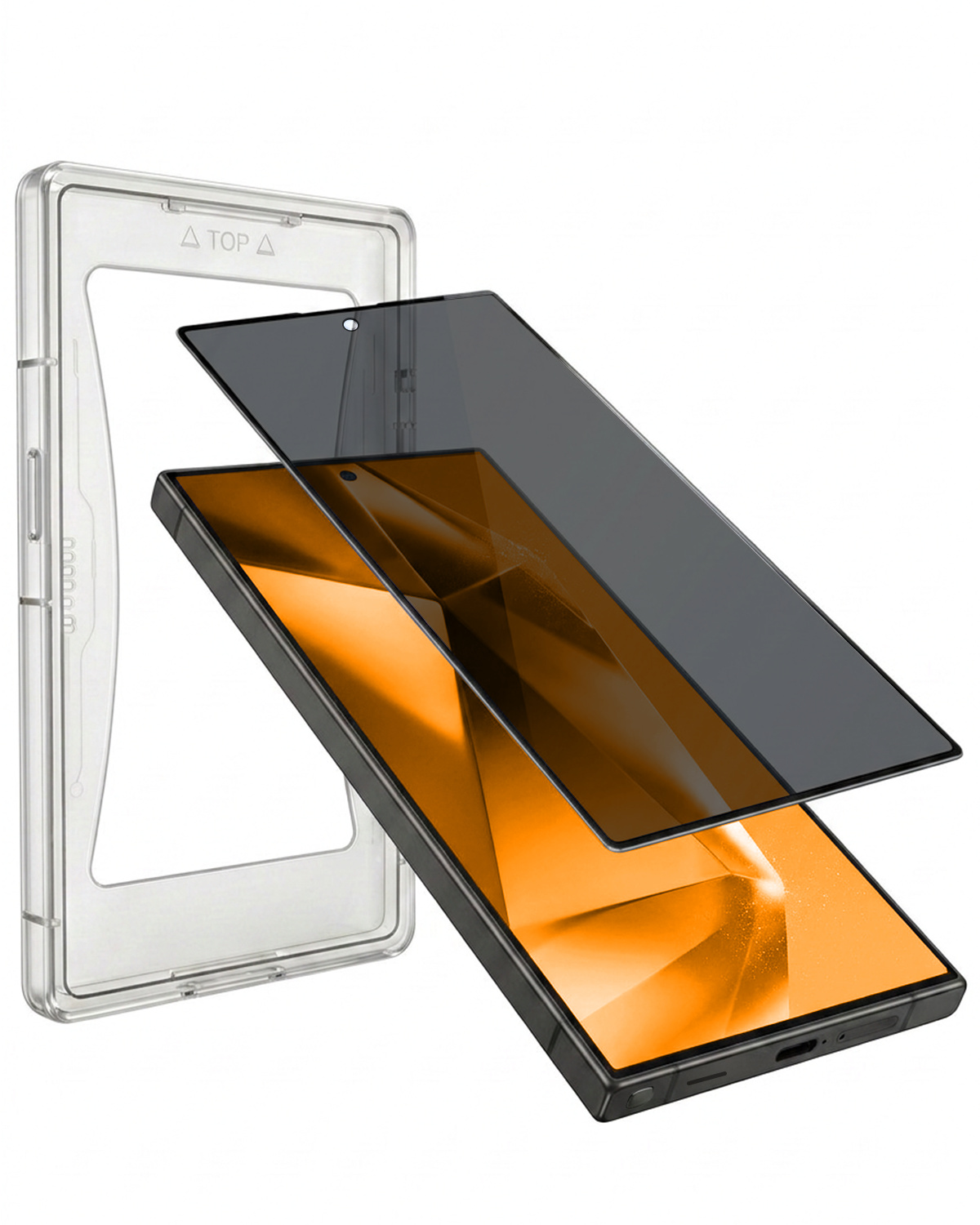 Nomfy Nomfy Samsung Galaxy S24 Ultra Hybrid Privacy Screenprotector