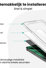 Forterra Forterra iPhone 15 Pro Hybrid Privacy Screenprotector - 2 PACK
