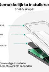 Forterra Forterra iPhone 14 Hybrid Privacy Screenprotector - 2 PACK