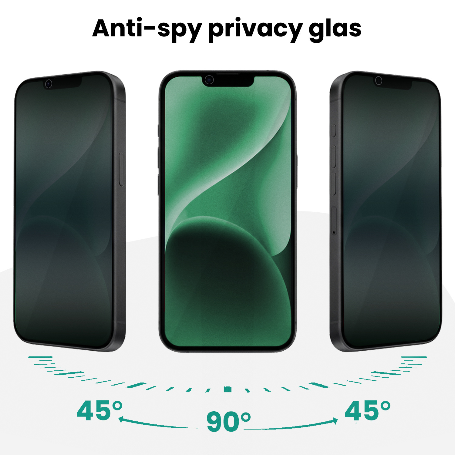 Forterra Forterra iPhone 14 Plus Hybrid Privacy Screenprotector