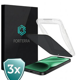 Forterra Forterra iPhone 14 Plus Hybrid Privacy Screenprotector - 3 PACK