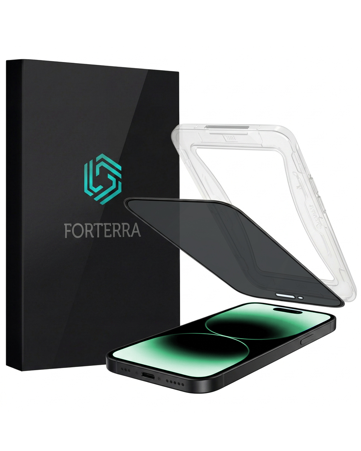 Forterra Forterra iPhone 14 Pro Hybrid Privacy Screenprotector
