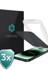Forterra Forterra iPhone 14 Pro Hybrid Privacy Screenprotector - 3 PACK