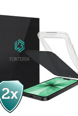 Forterra Forterra iPhone 17 Hybrid Privacy Screenprotector - 2 PACK