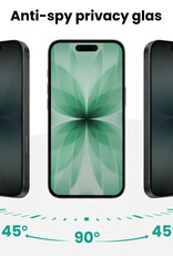 Forterra Forterra iPhone 17 Hybrid Privacy Screenprotector - 2 PACK