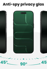 Forterra Forterra iPhone Air Hybrid Privacy Screenprotector - 2 PACK