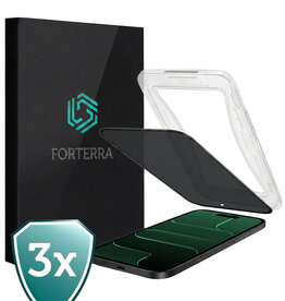 Forterra Forterra iPhone Air Hybrid Privacy Screenprotector - 3 PACK