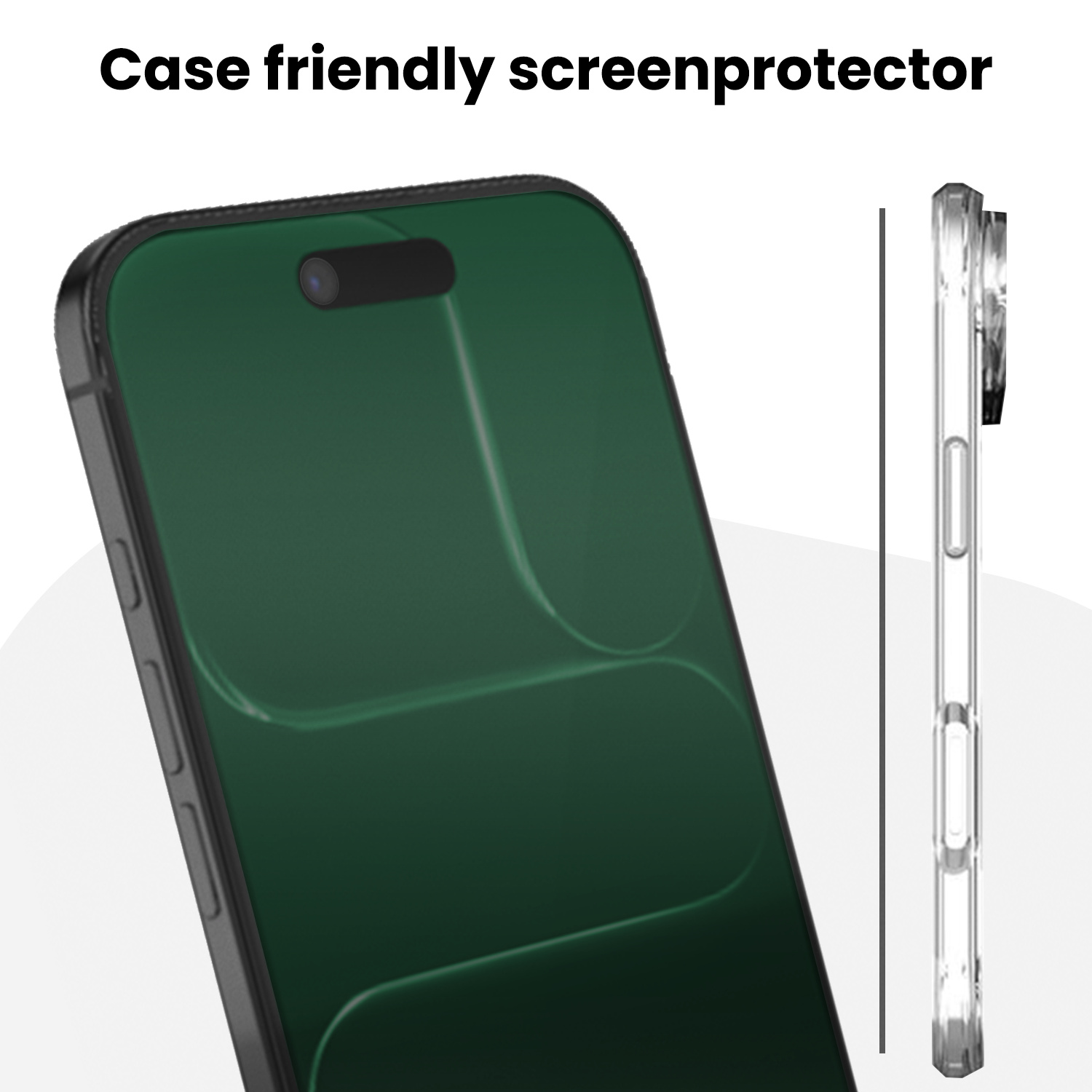 Forterra Forterra iPhone Air Hybrid Privacy Screenprotector - 3 PACK