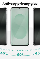 Forterra Forterra Samsung Galaxy S25 Hybrid Privacy Screenprotector - 2 PACK