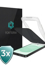 Forterra Forterra Samsung Galaxy S25 Hybrid Privacy Screenprotector - 3 PACK