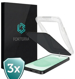 Forterra Forterra Samsung Galaxy S25 Hybrid Privacy Screenprotector - 3 PACK