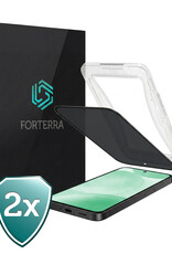 Forterra Forterra Samsung Galaxy S24 Plus Hybrid Privacy Screenprotector - 2 PACK