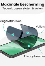 Forterra Forterra Samsung Galaxy S24 Plus Hybrid Privacy Screenprotector - 2 PACK
