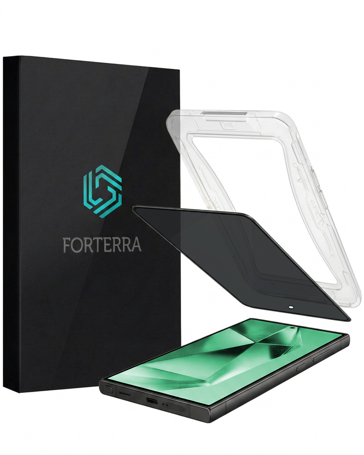 Forterra Forterra Samsung Galaxy S24 Ultra Hybrid Privacy Screenprotector