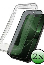 BASEY. BASEY. iPhone 16 Pro Max Hybrid Privacy Screenprotector - 2 PACK