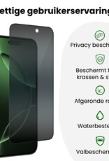 BASEY. BASEY. iPhone 16 Pro Max Hybrid Privacy Screenprotector - 2 PACK