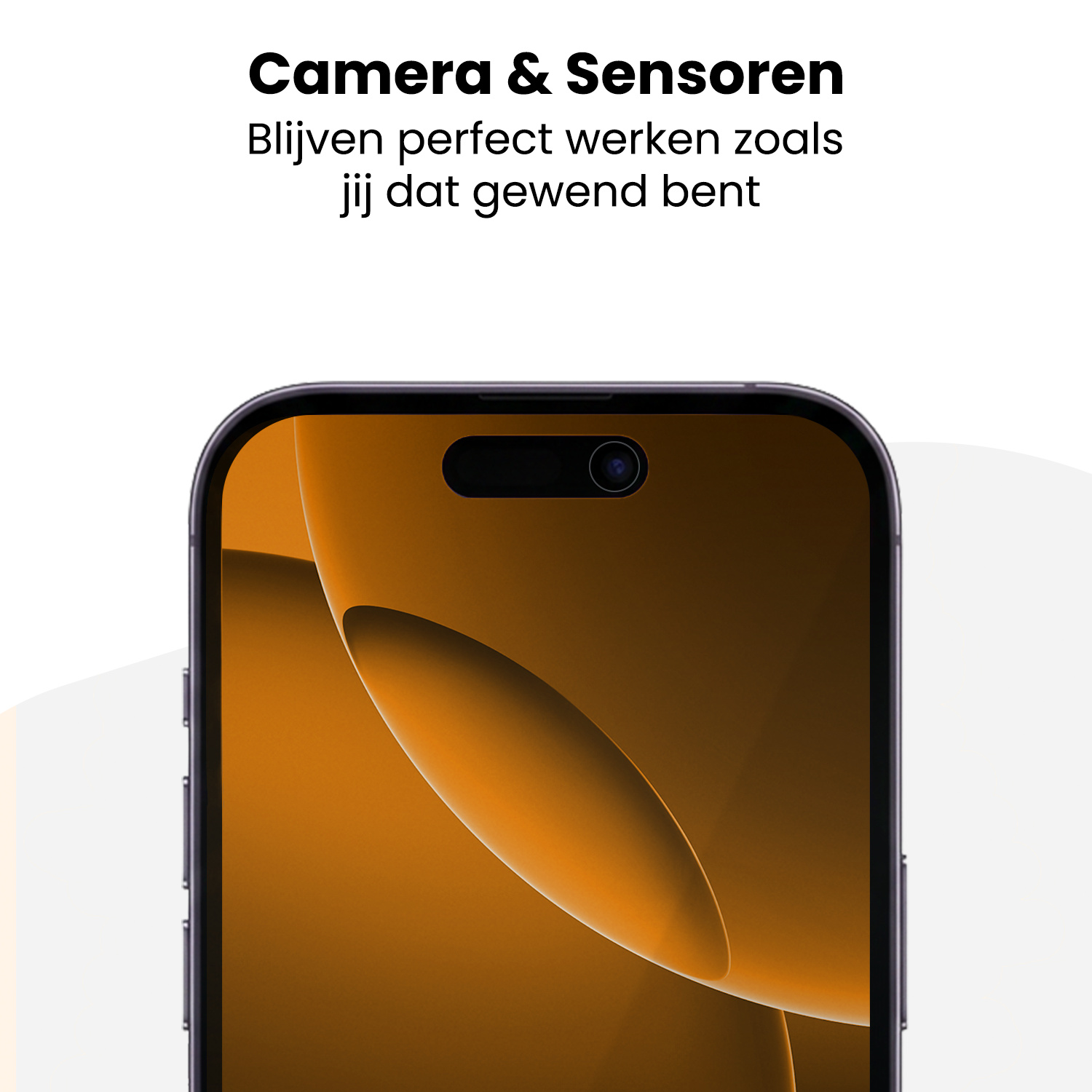Nomfy Nomfy iPhone 16 Pro Max Hybrid Privacy Screenprotector - 2 PACK