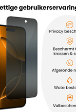 Nomfy Nomfy iPhone 16 Pro Max Hybrid Privacy Screenprotector - 3 PACK