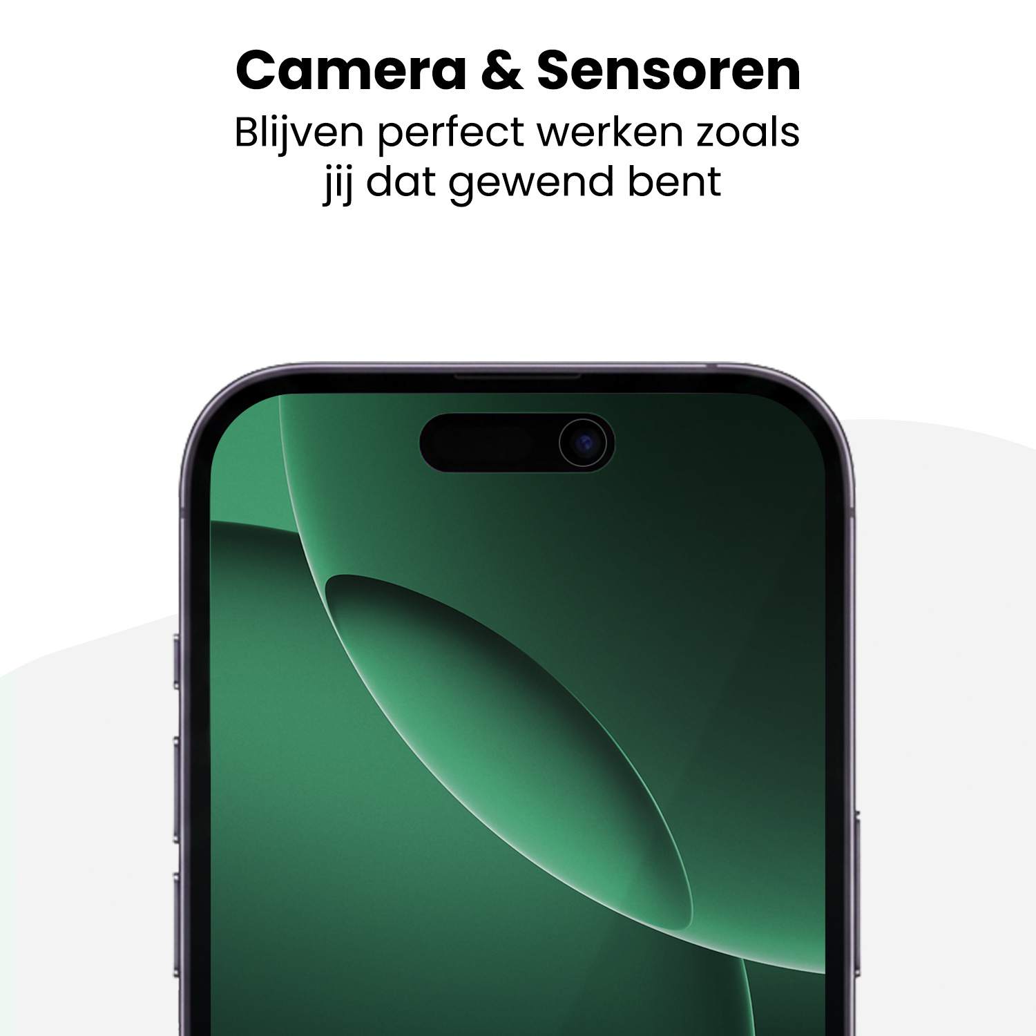 Forterra Forterra iPhone 16 Pro Max Hybrid Privacy Screenprotector - 2 PACK
