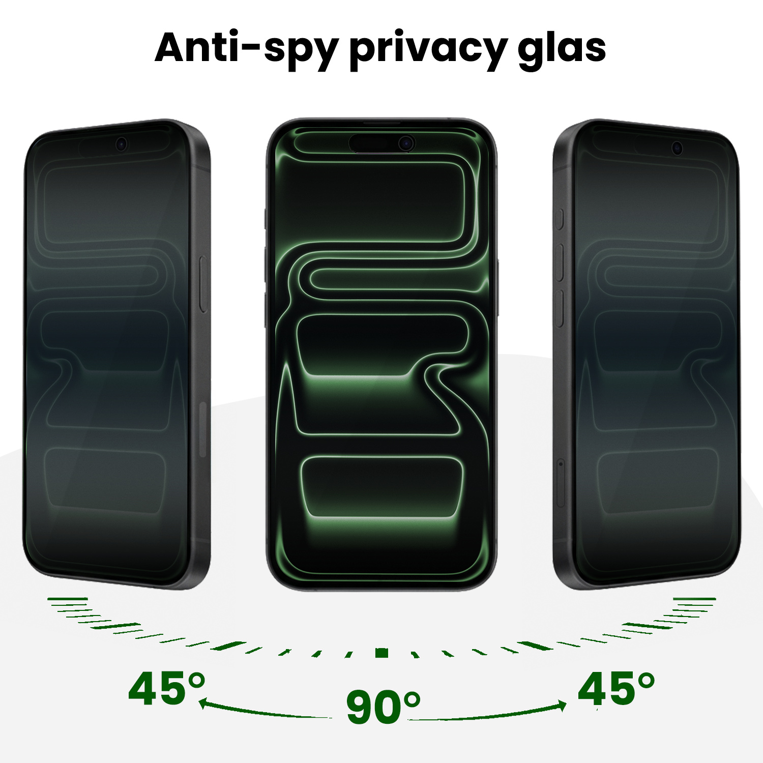 BASEY. BASEY. iPhone 17 Pro Max Hybrid Privacy Screenprotector