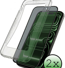 BASEY. BASEY. iPhone 17 Pro Max Hybrid Privacy Screenprotector - 2 PACK