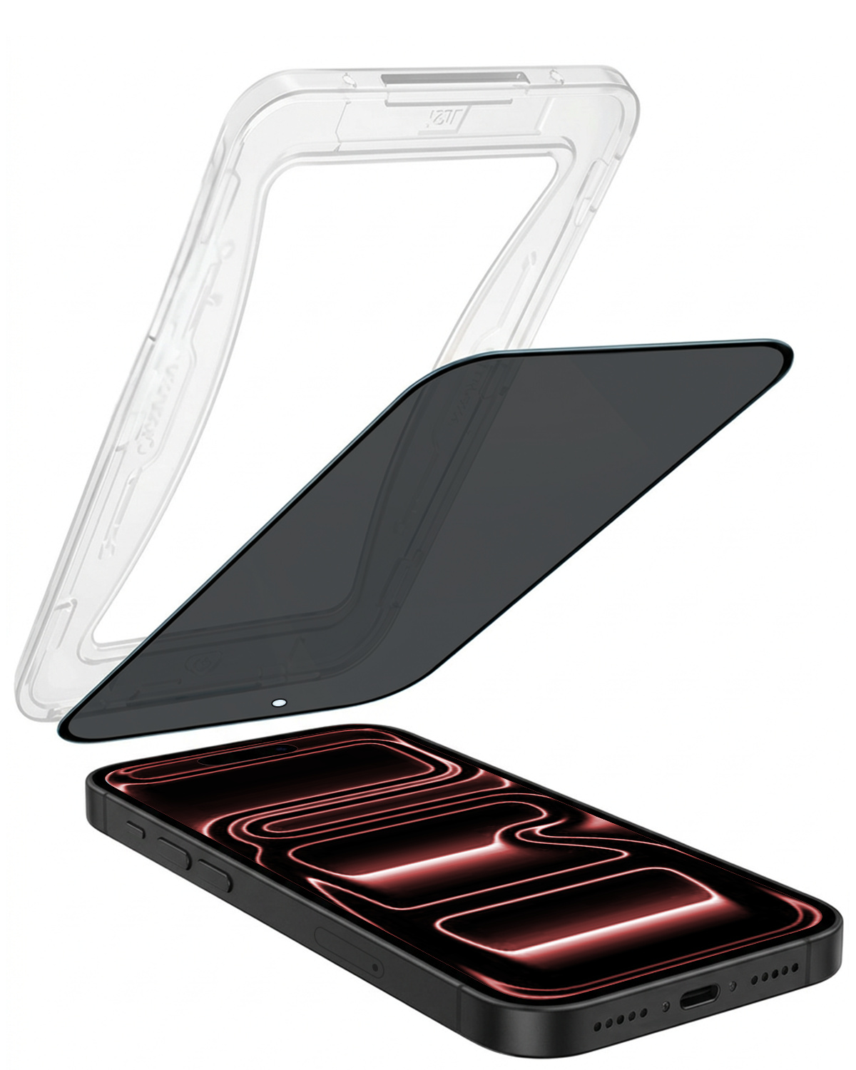 NoXx NoXx iPhone 17 Pro Max Hybrid Privacy Screenprotector