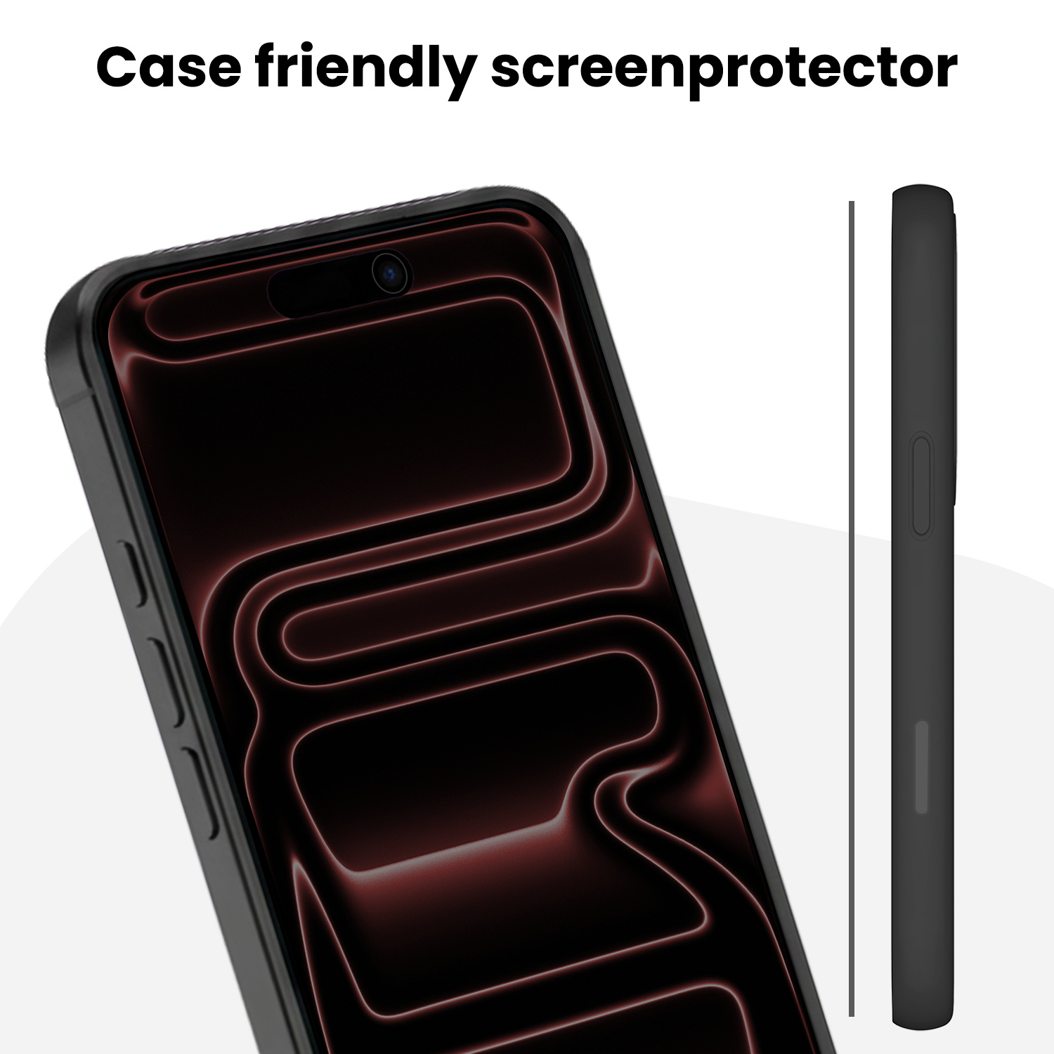 NoXx NoXx iPhone 17 Pro Max Hybrid Privacy Screenprotector - 2 PACK