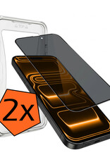 Nomfy Nomfy iPhone 17 Pro Max Hybrid Privacy Screenprotector - 2 PACK