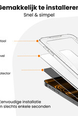 Nomfy Nomfy iPhone 17 Pro Max Hybrid Privacy Screenprotector - 3 PACK