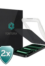 Forterra Forterra iPhone 17 Pro Max Hybrid Privacy Screenprotector - 2 PACK
