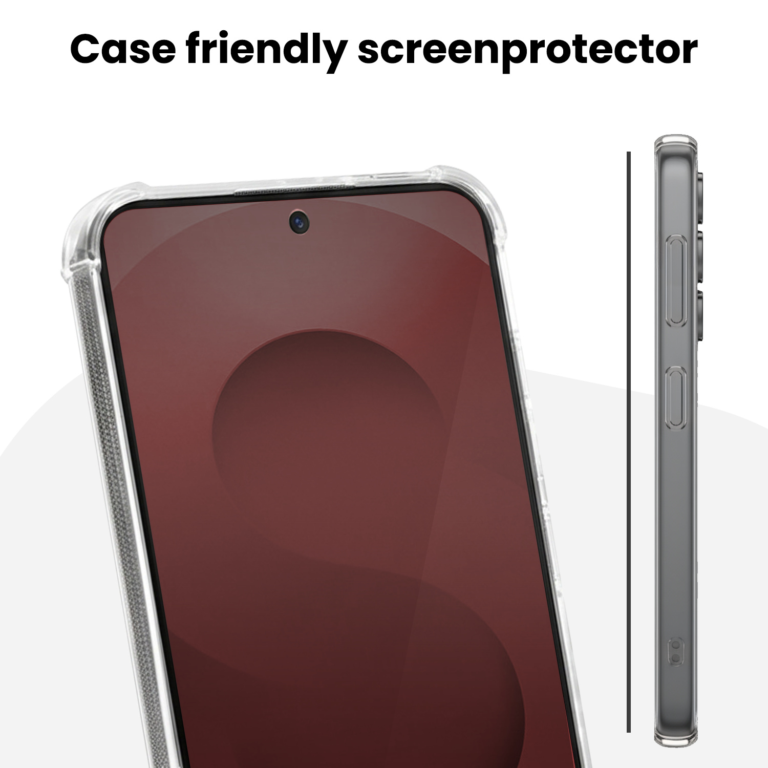 NoXx NoXx Samsung Galaxy S25 Ultra Hybrid Privacy Screenprotector - 2 PACK