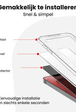 NoXx NoXx Samsung Galaxy S25 Ultra Hybrid Privacy Screenprotector - 3 PACK