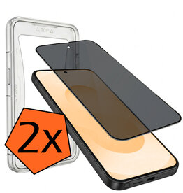 Nomfy Nomfy Samsung Galaxy S25 Ultra Hybrid Privacy Screenprotector - 2 PACK