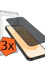 Nomfy Nomfy Samsung Galaxy S25 Ultra Hybrid Privacy Screenprotector - 3 PACK