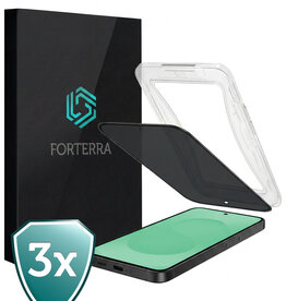 Forterra Forterra Samsung Galaxy S25 Ultra Hybrid Privacy Screenprotector - 3 PACK