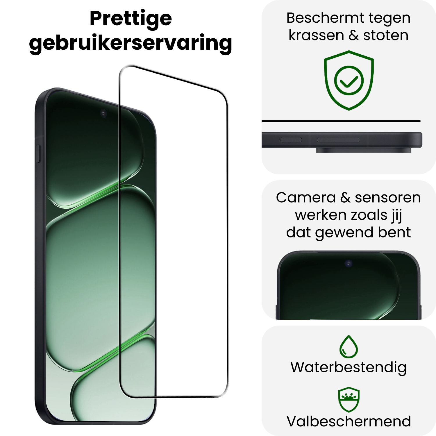 BASEY. BASEY. OnePlus Nord 6 Screenprotector Glas Full Cover