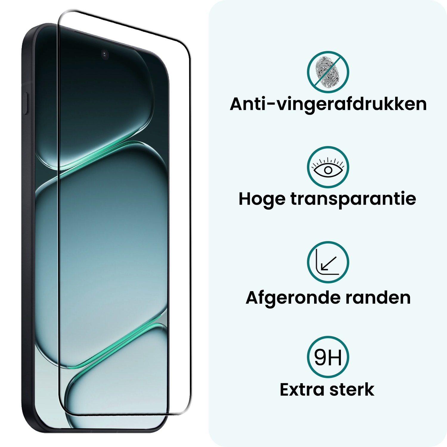 Forterra Forterra OnePlus Nord 6 Screenprotector Glas  Full Cover - 2 PACK