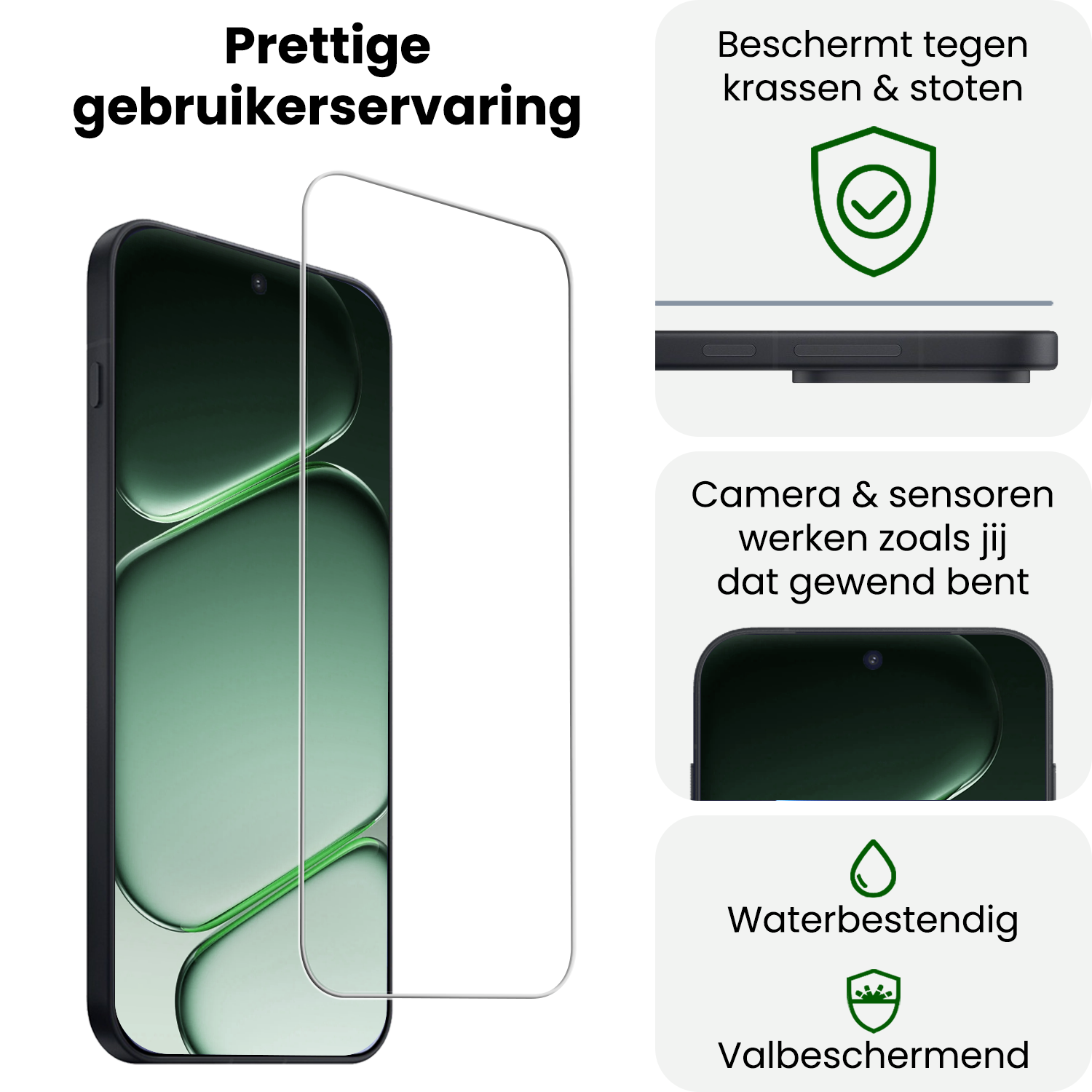 BASEY. BASEY. OnePlus Nord CE6 Screenprotector Glas - 2 PACK