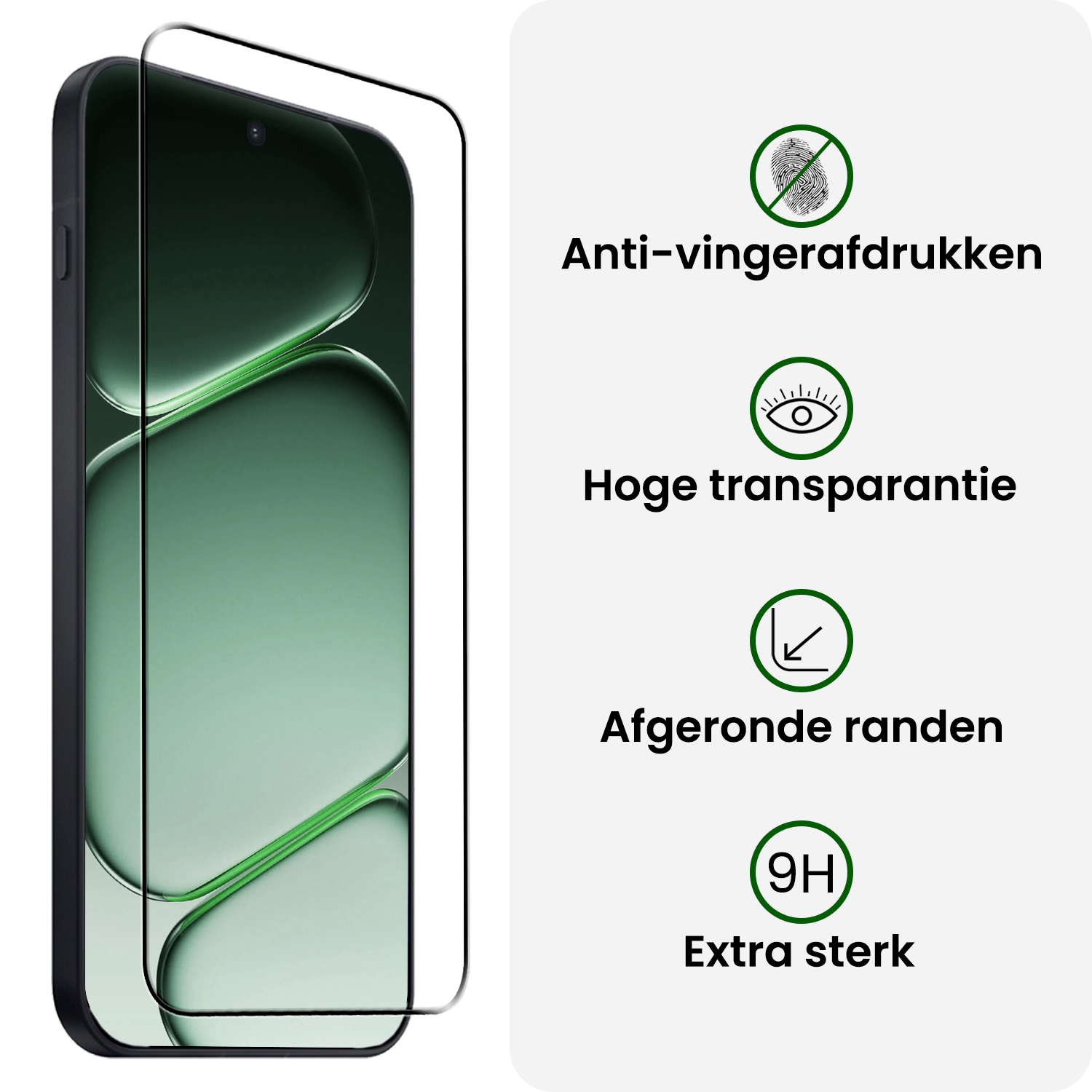 BASEY. BASEY. OnePlus Nord CE6 Screenprotector Glas Full Cover