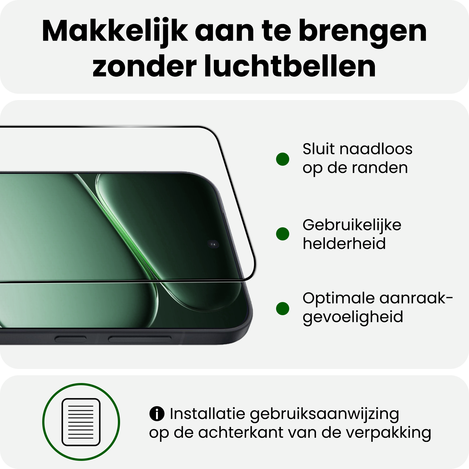 BASEY. BASEY. OnePlus Nord CE6 Screenprotector Glas Full Cover
