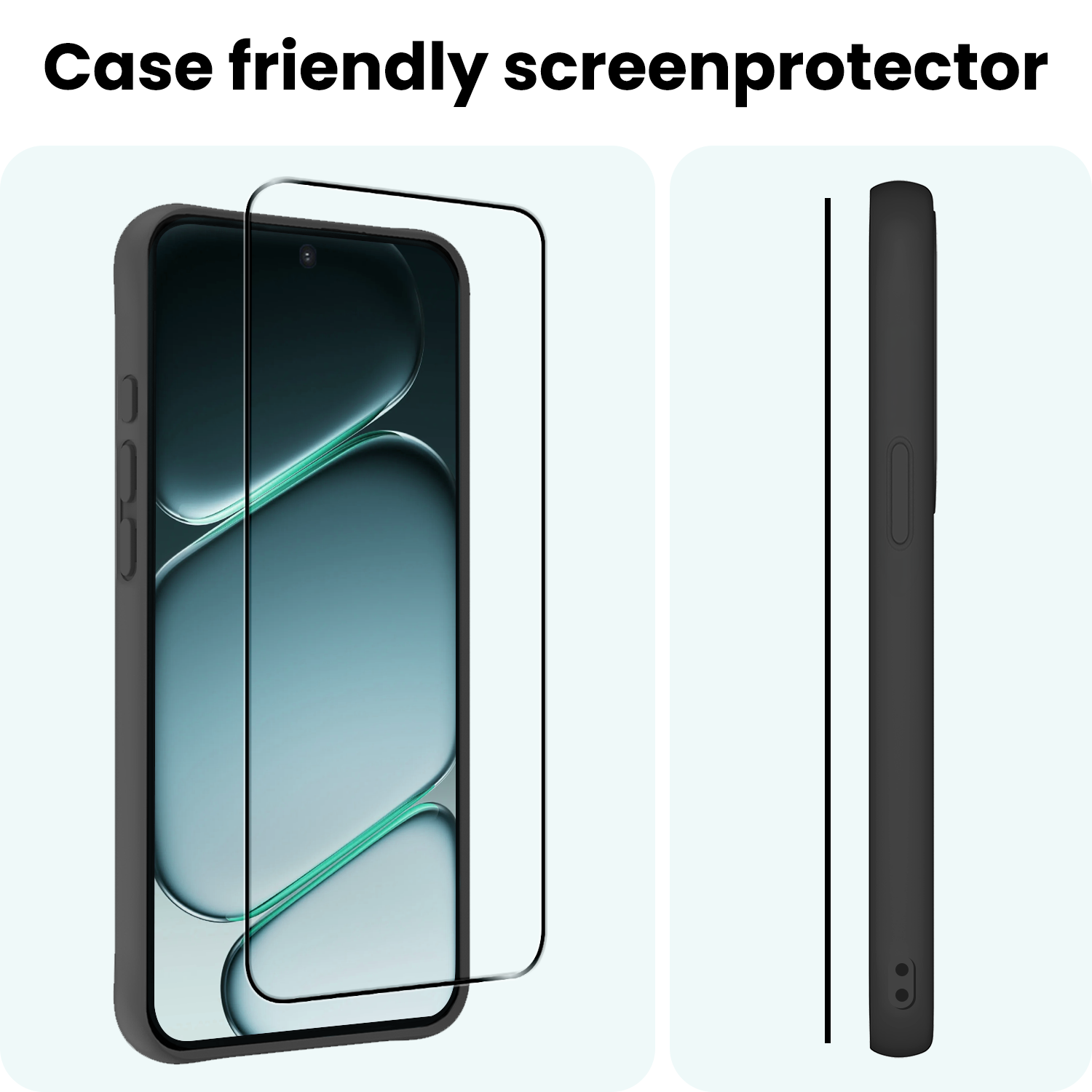 Forterra Forterra OnePlus Nord CE6 Screenprotector Glas  Full Cover - 2 PACK