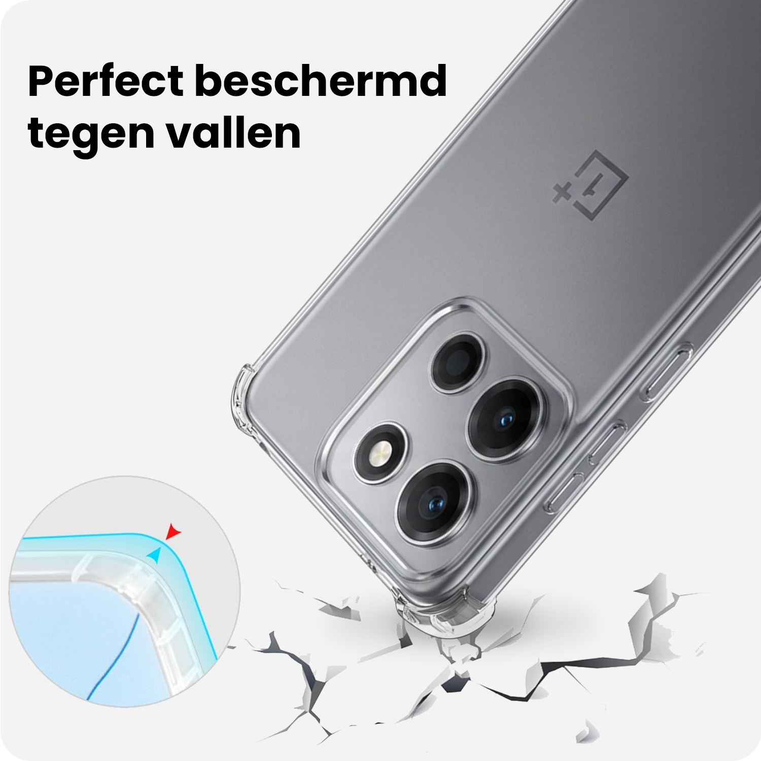 BASEY. BASEY. OnePlus Nord 6 Hoesje Shockproof - Transparant