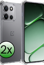 BASEY. BASEY. OnePlus Nord 6 Hoesje Shockproof - Transparant - 2 PACK