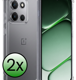 BASEY. BASEY. OnePlus Nord 6 Hoesje Shockproof - Transparant - 2 PACK
