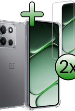 BASEY. BASEY. OnePlus Nord 6 Hoesje Shockproof Met 2x Screenprotector